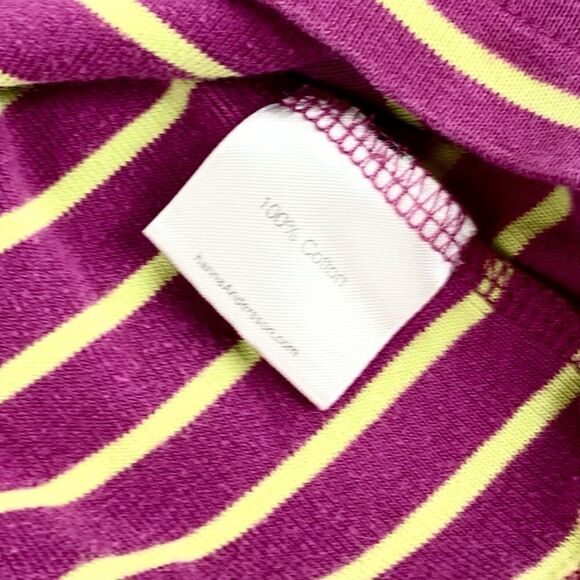 Hanna Andersson cotton stripe everyday dress 80cm 2T - Picture 4 of 6